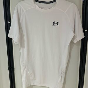 Under Armour Men's White Short Sleeve Tee